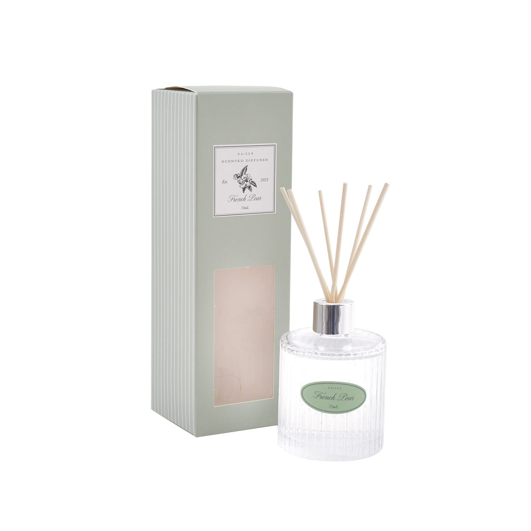 Reeded Range Diffuser 75Ml - French Pear